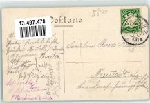 91522 W8800 Ansbach , Mittelfr 1907 - Reuter Vorstadt Schiller Straße