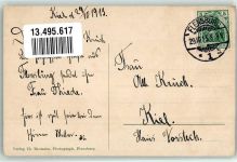 24937 W2390 Flensburg 1913 Gebrauchsspuren Friesische Straße
