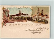 89264 W7912 Roggenburg , Schwab 1898 Lithographie Kloster Rogenburg Klosterkirche