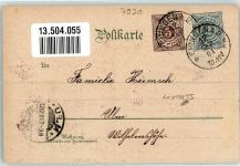 89584 W7930 Ehingen Donau 1901 Lithographie / Mondschein