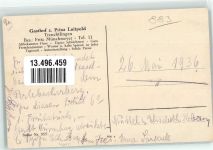 91757 W8830 Treuchtlingen Gebrauchsspuren Gasthaus zum Prinz Luitpold Foto AK