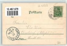 06456 O4321 Roda b Aschersleben, Sachs-Anh 1901 Lithographie Pension Schützenhaus Schloß Schule