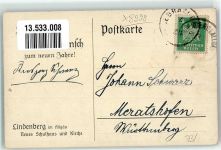 88161 W8998 Lindenberg i. Allgäu - Neues Schulhaus Dorfkirche