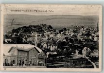 55768 W6589 Neubrücke 1918 Foto AK Bahnhof