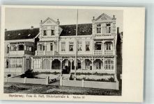 26548 W2982 Norderney Foto AK Pension Frau G. Raß Viktoriastraße 8
