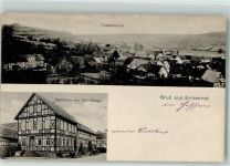 36325 W6324 Ermenrod Foto AK Gasthaus Wiegel Fachwerkgebäude