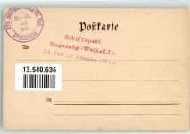 W8400 Regensburg 9. Bundestag d. Phila Vereins Wappen Trompeter sign. Haseneder Philatelistentag 1905 Lithographie / Künstlerkarte