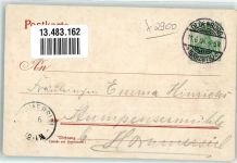 26121 W2900 Oldenburg 1904 Lithographie Friedrich August Großherzog von Oldenburg Hauptbahnhof