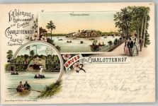 04103 O7010 Lindenau 1898 Lithographie Uhlmann`s Etablissement u. Eisenwerke Charlottenhof