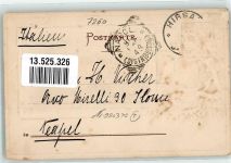 75365 W7260 Hirsau Gebrauchsspuren Prägedruck Wappen Bahnhof Hirsau Passepartout