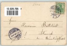 39606 O3540 Osterburg Altmark 1904 - Wilhelmstraße Kutsche