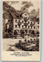 78132 W7746 Hornberg , Schwarzwaldbahn - Hotel Sonne