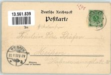 14789 O1801 Neubensdorf 1897 Lithographie Verläufer Druck um 1890 Gasthaus zur Gondelfahrt