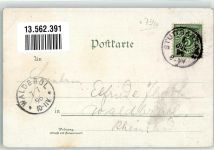 73312 W7340 Geislingen an der Steige 1896 Lithographie Rathaus Kaiser Wilhelm-Denkmal Kirche Verlag Ottmar Zieher-München