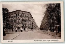 10115 O1130 Lichtenberg - Werneuchener Straße Ecke Virchowstraße Straßenschild