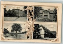 29525 W3110 Oldenstadt 1911 - Landratsamt Gasthaus Stelzer An der Mühle Domäne