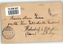 07973 O6600 Teichwolframsdorf 1905 Gebrauchsspuren Lithographie
