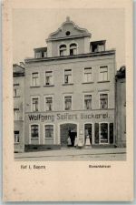 95028 W8670 Hof , Saale Foto AK Bäckerei Seifert Bismarckstraße