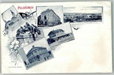 Pelhrimov Pilgram - Marktplatz Rathaus Bahnhof