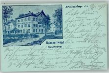 83395 W8228 Freilassing 1898 - A. Föckerers Gasthaus Bahnhof-Hotel