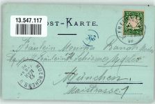 83395 W8228 Freilassing 1898 - A. Föckerers Gasthaus Bahnhof-Hotel
