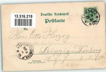 01665 O8251 Constappel 1898 Gebrauchsspuren Gasthaus zu Constappel Lithographie