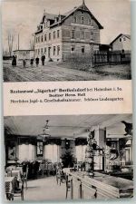 09661 O9260 Hainichen , Sachs - Gasthaus Jägerhof Berthelsdorf