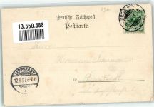 45127 W4300 Bredeney 1897 Lithographie Ruhrstein