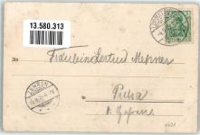 01623 O8260 Lommatzsch 1905 - Gasthaus Schützenhaus Ballsaal