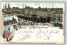 20095 W2000 St. Pauli 1898 Lithographie Concerthaus Ernst Drucker-Theater
