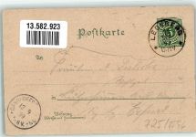 71229 W7250 Leonberg , Württ 1899 Lithographie Engelberg-Turm Marktbrunnen