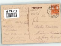 09669 O9262 Frankenberg , Sachs 1917 - Am Pfarramt