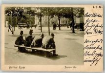 10115 W1000 Berlin, unsortiert 1905 Foto AK Sonnenbrüder Serie Berliner Typen