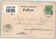 02791 O8808 Niederoderwitz 1899 Lithographie Gasthaus Patzenhütte Ort handschriftlich