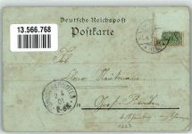 99438 O5301 Tonndorf b Bad Berka 1901 Gebrauchsspuren Lithograpie Kriegerdenkmal Schützenhaus