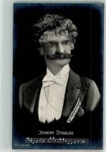 Johann Strauss Fantasie Kopf Strauss, J. Foto AK
