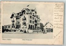 79664 W7867 Wehr , Baden 1905 Foto AK Hotel Wehrahof