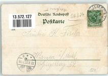 98693 O6300 Ilmenau , Thür 1897 Lithographie Gasthaus zum Reichskanzler Goethe-Häuschen Technikum Wasserheilanstalt Gabelbach