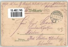 W8850 Donauwörth Winterlitho 1916 Mondschein