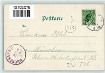 55116 W6500 Mainz a Rhein BOAKC Carneval 1899 Lithograpie