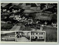96352 W8641 Steinberg , Oberfr - Fliegeraufnahme Gasthaus Löffl Gaststube Wohnhaus