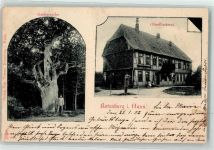 27356 W2720 Rotenburg Wümme 1902 Gebrauchsspuren Oberförsterei Geistereiche