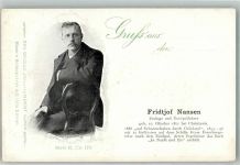 F. Nansen Nordpolfahrer auf Schneeschuhen durch Grönland Forschungsschiff Fram Das Grosse Jahrhundert Serie E Nr. 172 Expedition Nordpol 1900