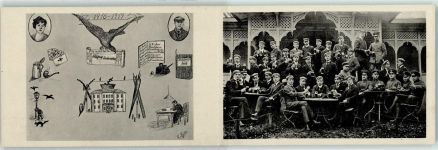 37154 W3410 Northeim 1916 Klapp AK Studentika