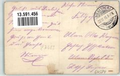 64584 W6083 Biebesheim am Rhein 1915 - Rheinstrasse Wagenrad Kriegerdenkmal Obere Rheinstrassse Mittlere Rheinstrasse Schloss Rathaus