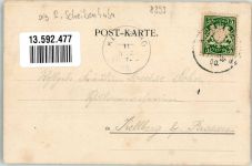94078 W8393 Freyung , Niederbay 1900 Lithographie / Künstlerkarte Kgl. Forstamt Schloss Wolfenstein sign. Scheibenhuber