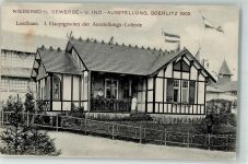 02826 O8900 Görlitz , Neiße Foto AK Niederschl. Gewerbe- und Industrie-Ausstellung 1905 1. Hauptgewinn Landhaus