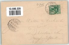 01616 O8405 Strehla 1902 - Gasthaus Goldene Höhe Elbe