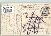 49584 W4557 Fürstenau b Bramsche, Hase 1914 Passepartout Am Koppeltore