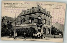 55116 W6500 Gonsenheim - Hotel -Gasthaus Waldschlößchen Fahne Strassenbahn